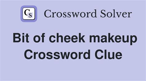 cheekbone crossword clue.
